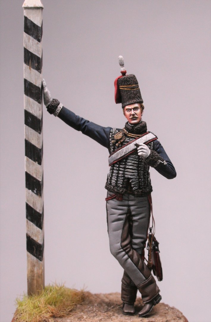 Officer 15th Hussars 1808 54mm